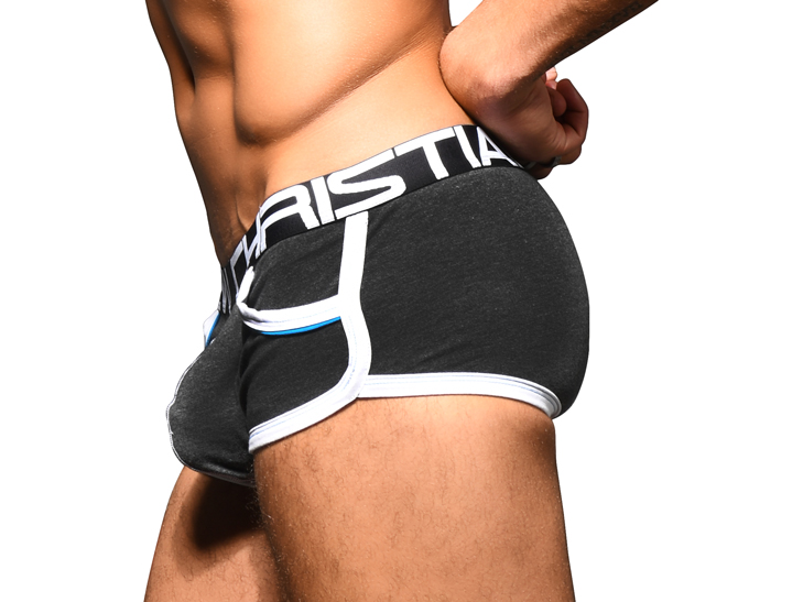 Retro Pop Pocket boxerky ANDREW CHRISTIAN s Pushup kapsou Show-It 91845 Charcoal20